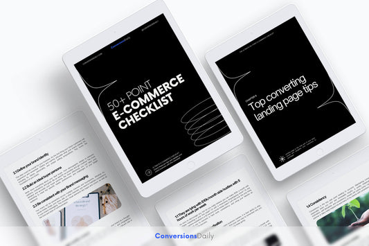 The ultimate 50+ point checklist for your e-commerce project (blog + free ebook with bonuses)