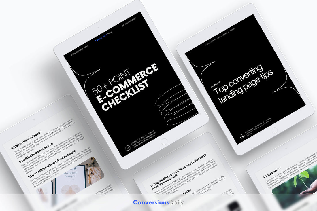 The ultimate 50+ point checklist for your e-commerce project (blog + free ebook with bonuses)